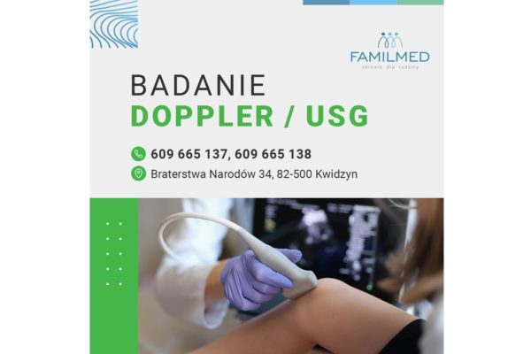 Dostępne badania USG i doppler w Przychodni Famil-Med